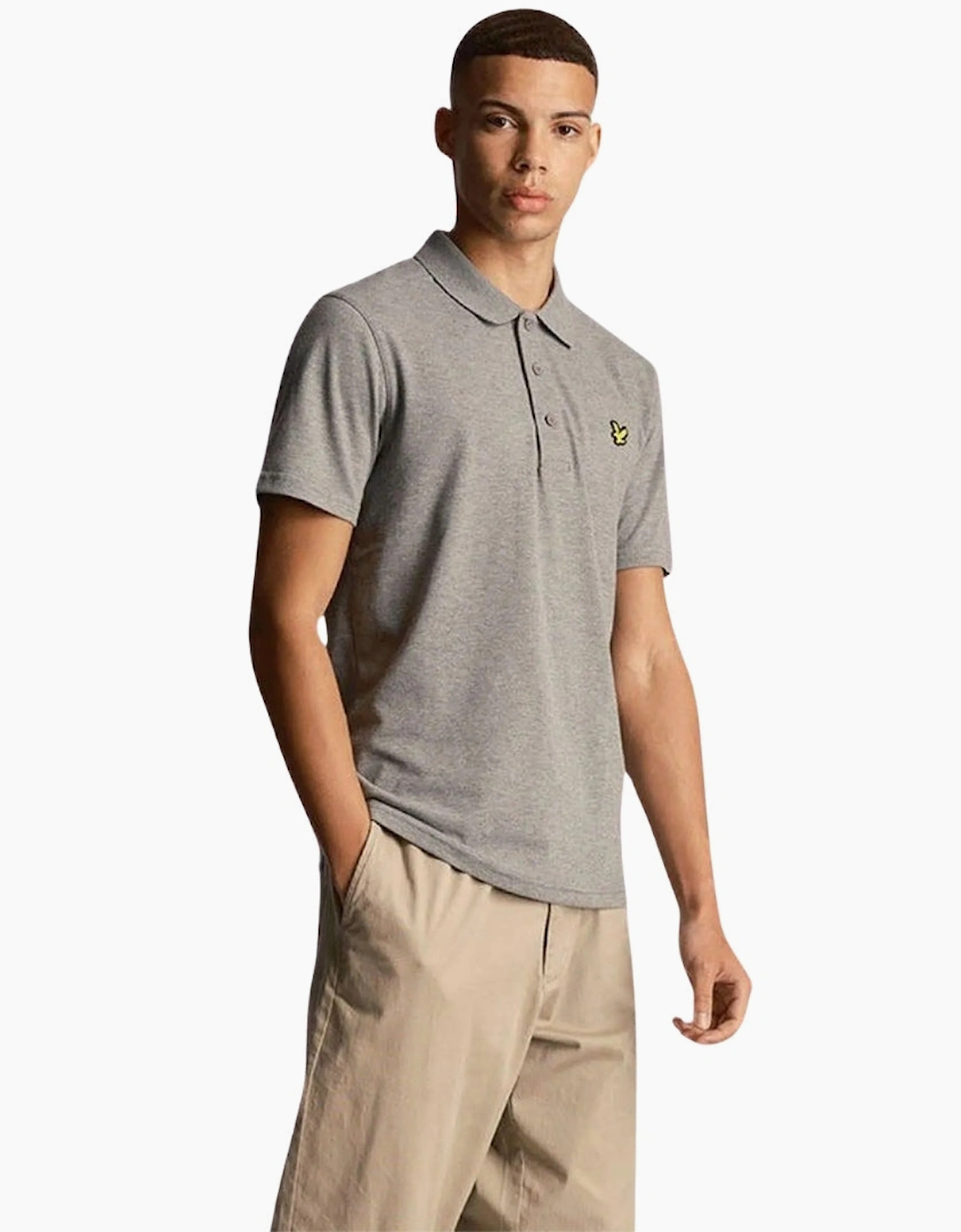 Lyle & Scott Grey Sport SS Polo