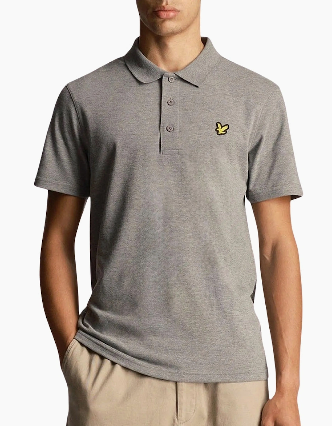 Lyle & Scott Grey Sport SS Polo