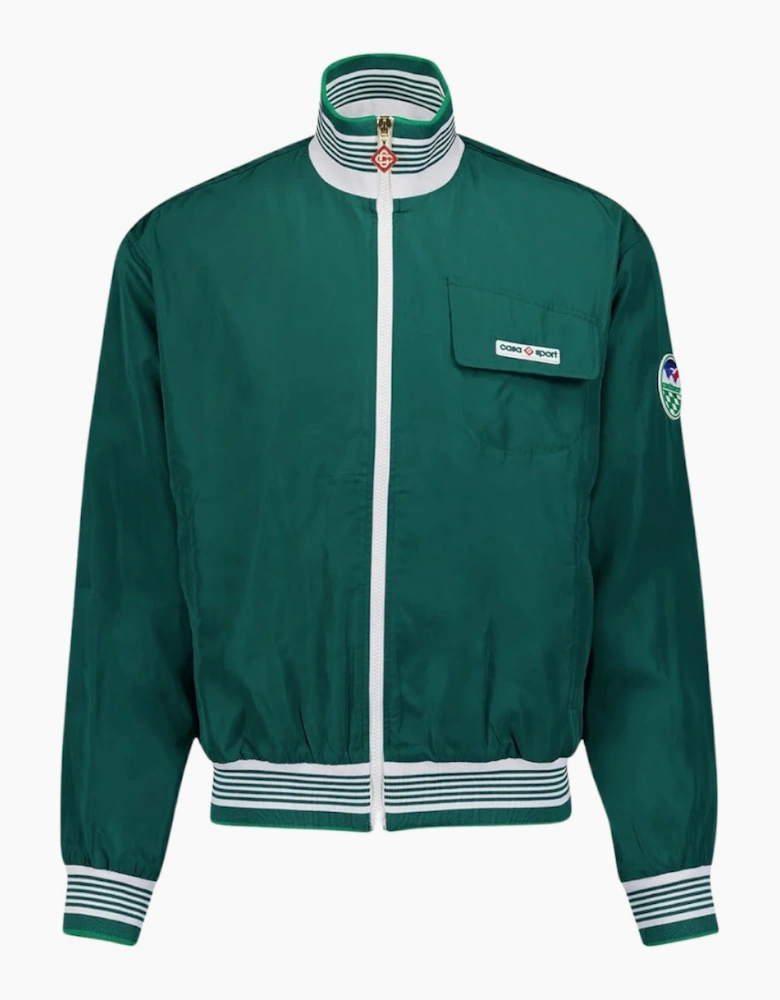 Shell Suit Track Jacket Green MF23-JK-256-02 Green Jackets Mens