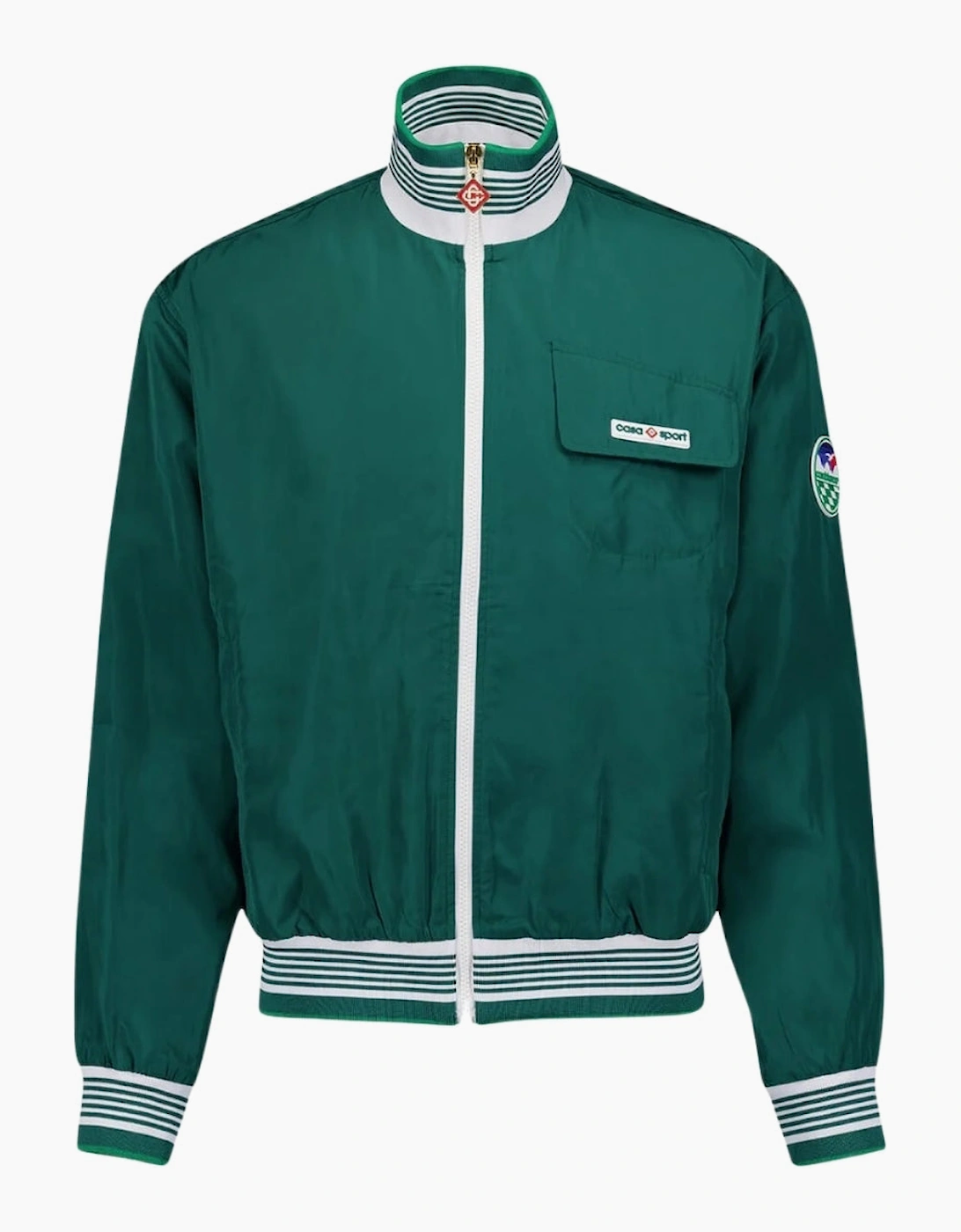 Shell Suit Track Jacket Green MF23-JK-256-02 Green Jackets Mens, 8 of 7