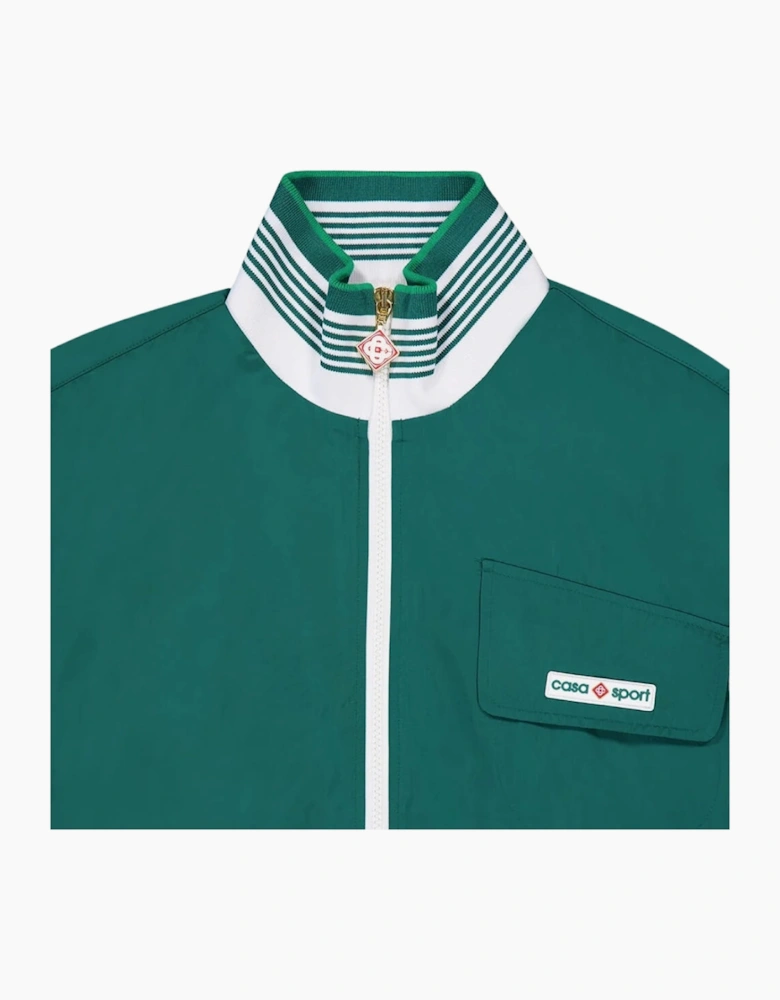 Shell Suit Track Jacket Green MF23-JK-256-02 Green Jackets Mens