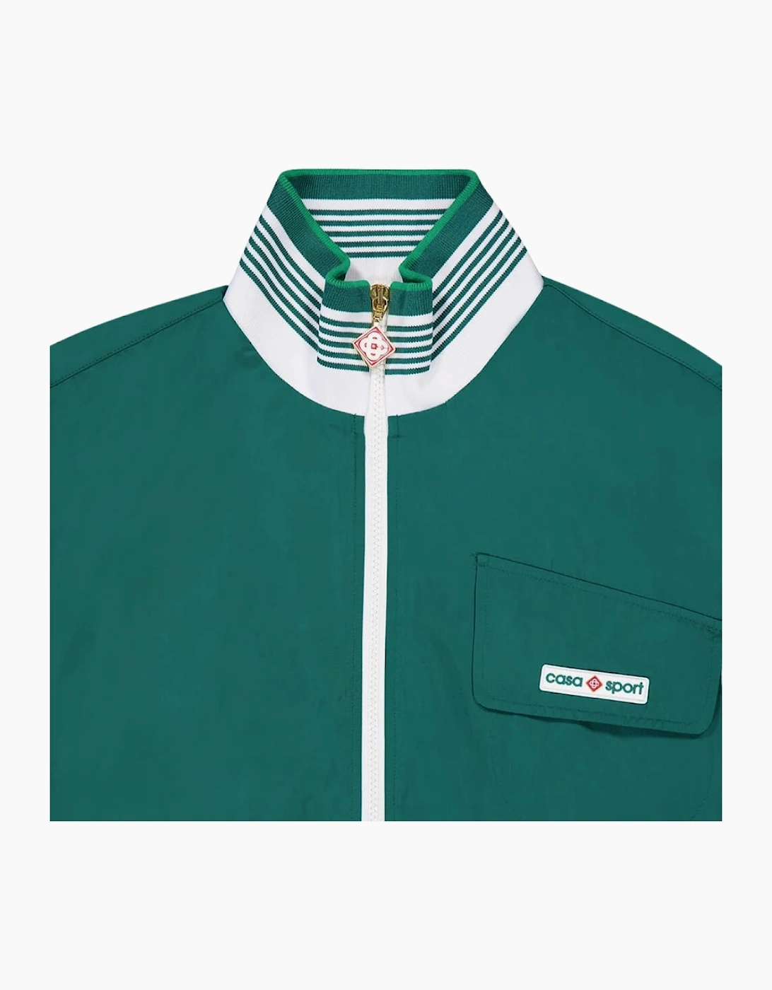 Shell Suit Track Jacket Green MF23-JK-256-02 Green Jackets Mens