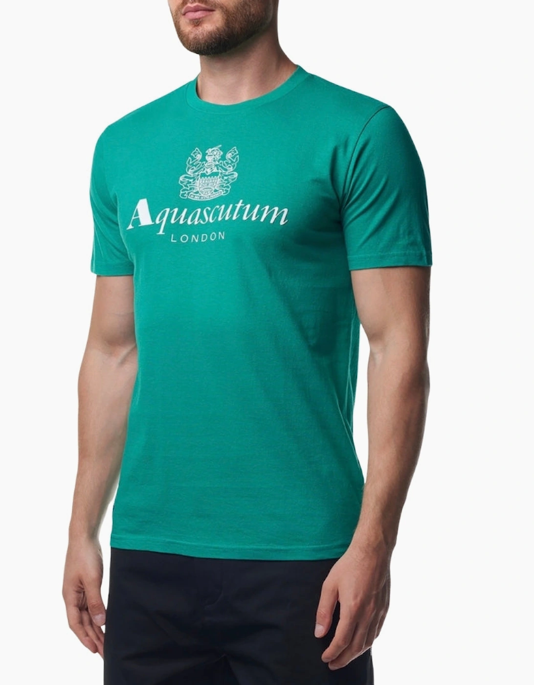 Active Beach Basic Big Logo Green T-Shirt