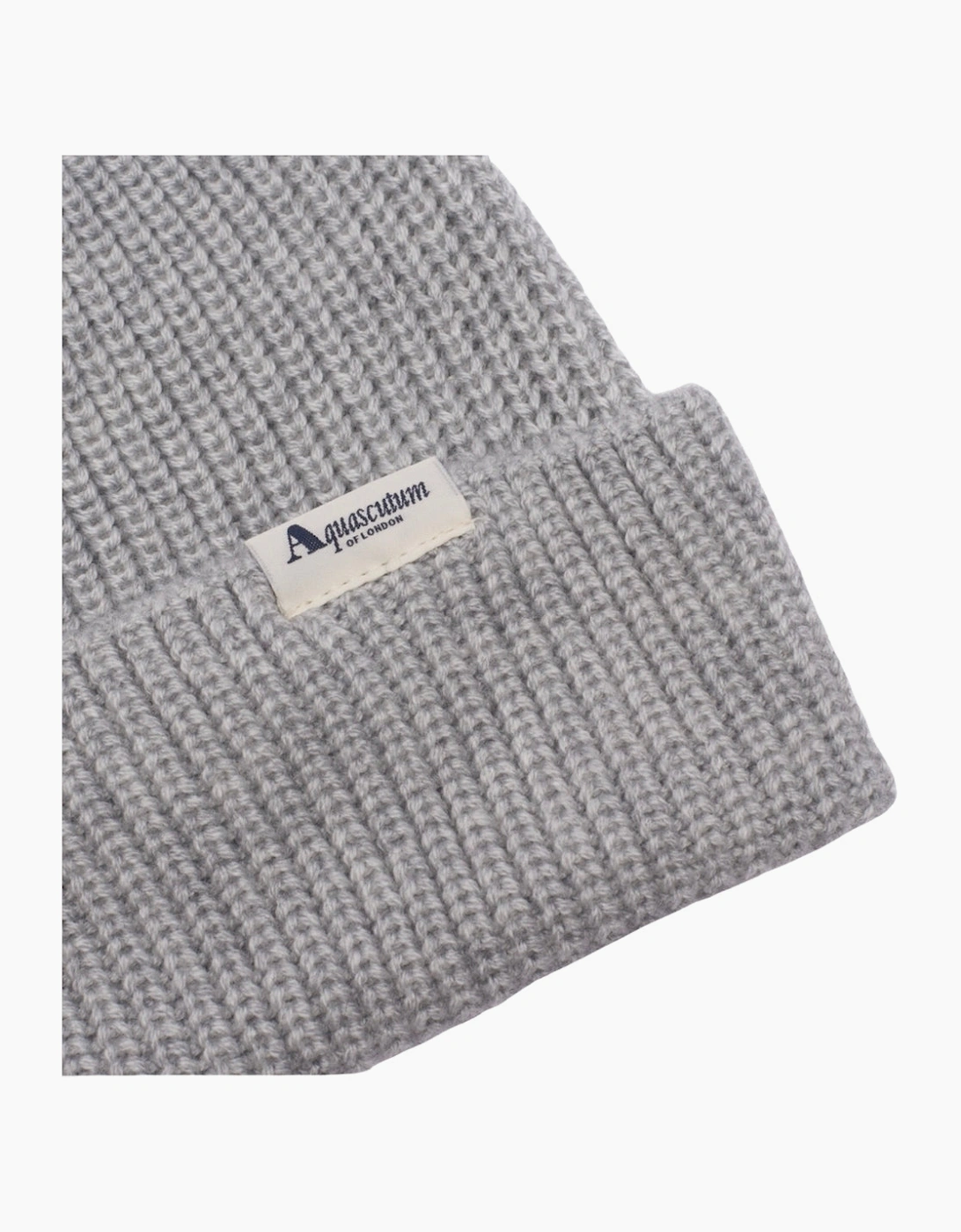 Active Logo Light Melange Grey Beanie Hat