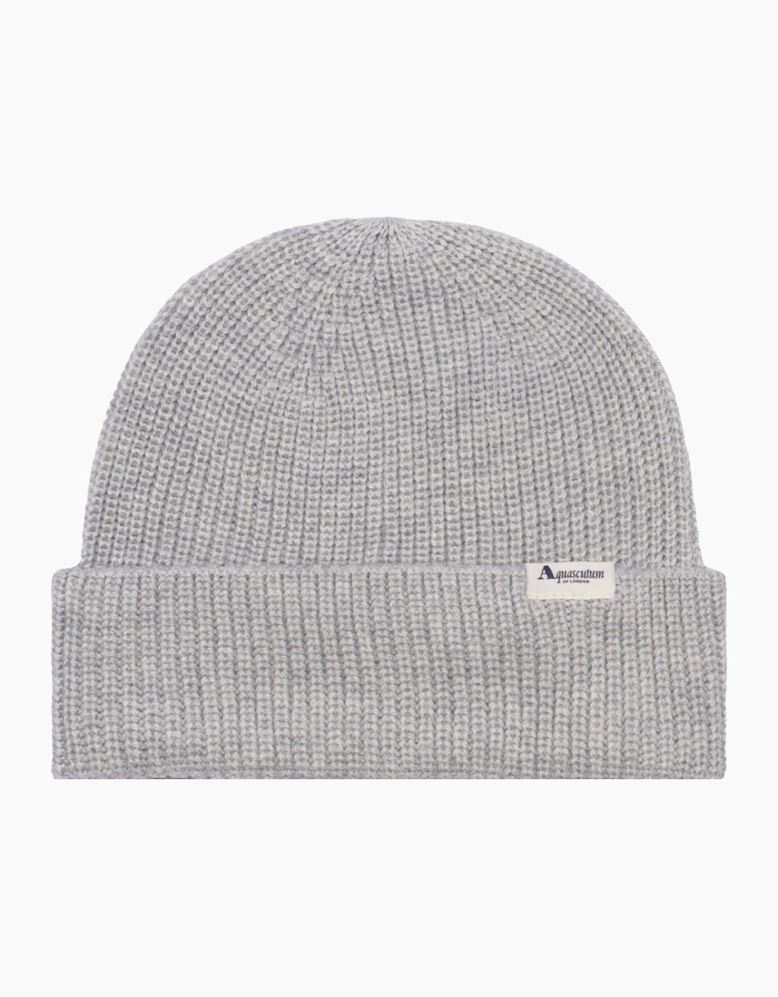 Active Logo Light Melange Grey Beanie Hat, 3 of 2