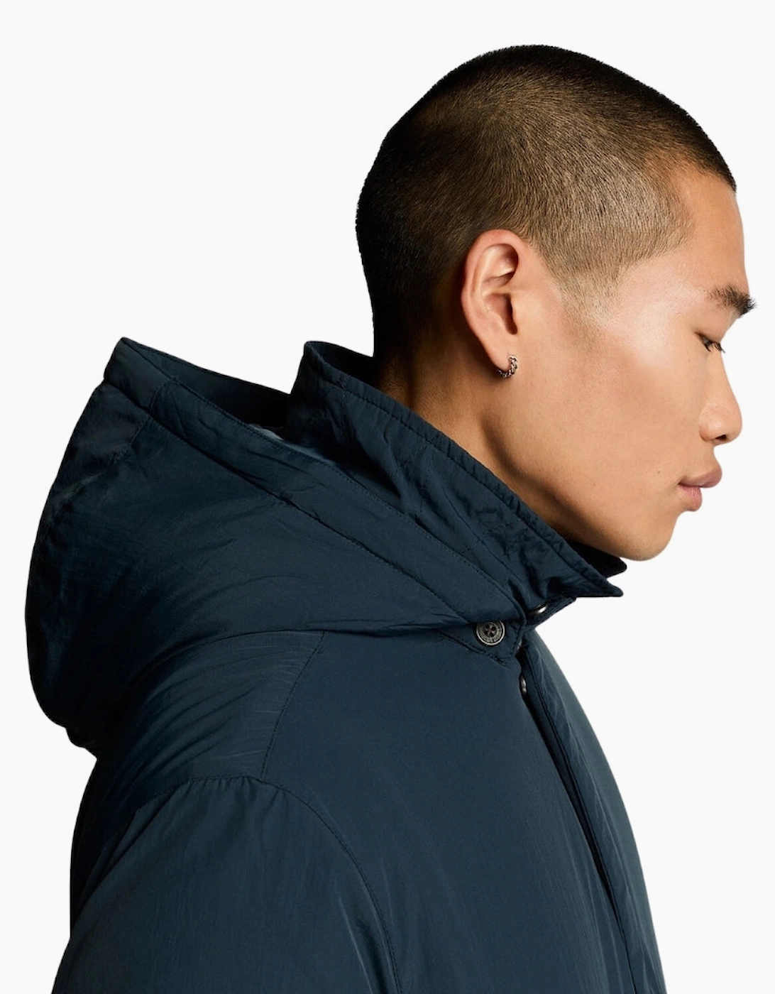 Lyle & Scott Navy Blue WADDED PARKA