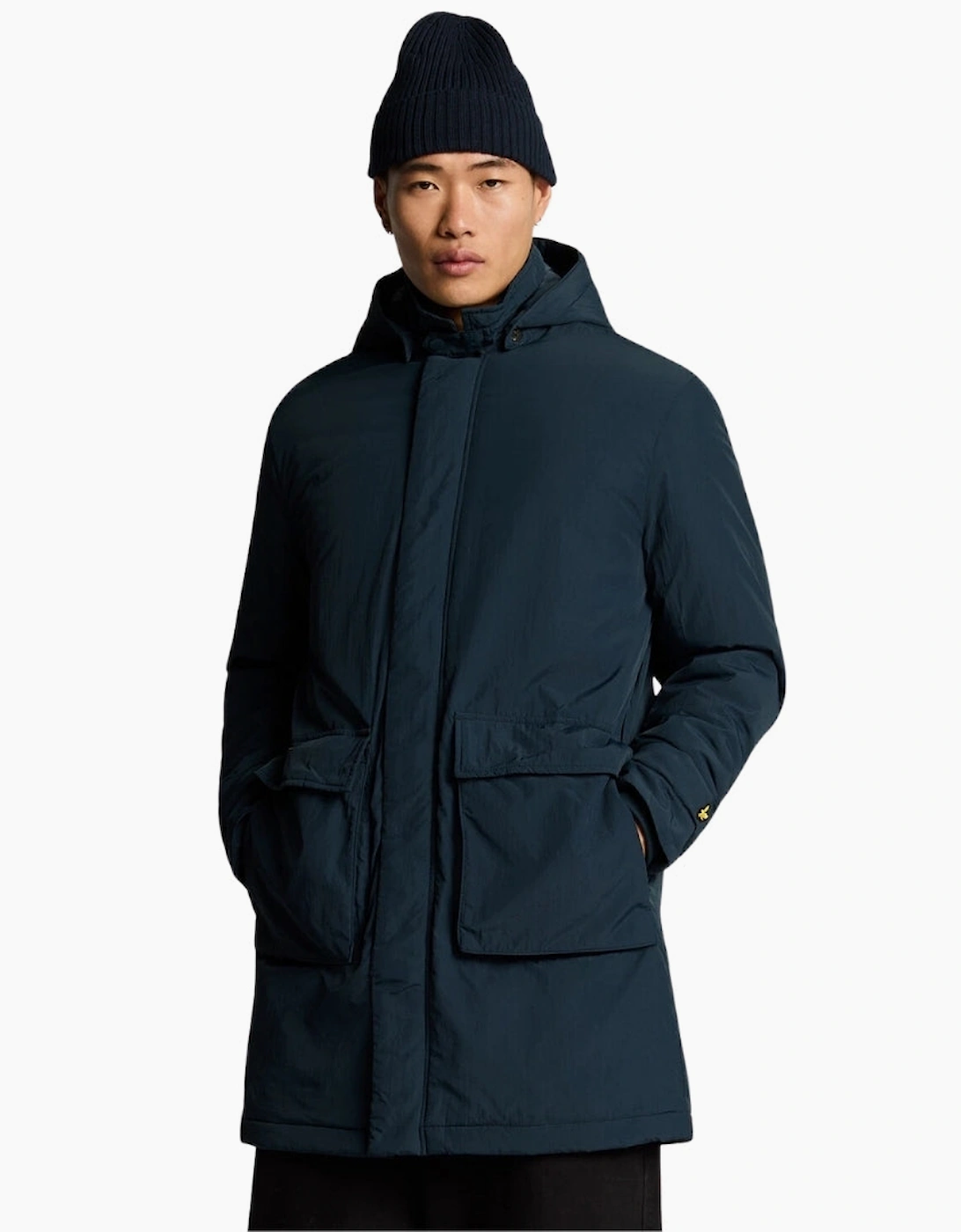 Lyle & Scott Navy Blue WADDED PARKA