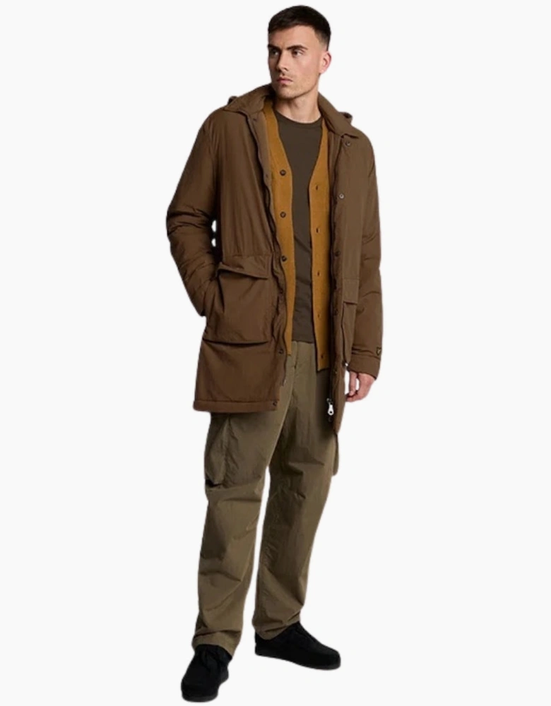 Lyle & Scott Brown WADDED PARKA