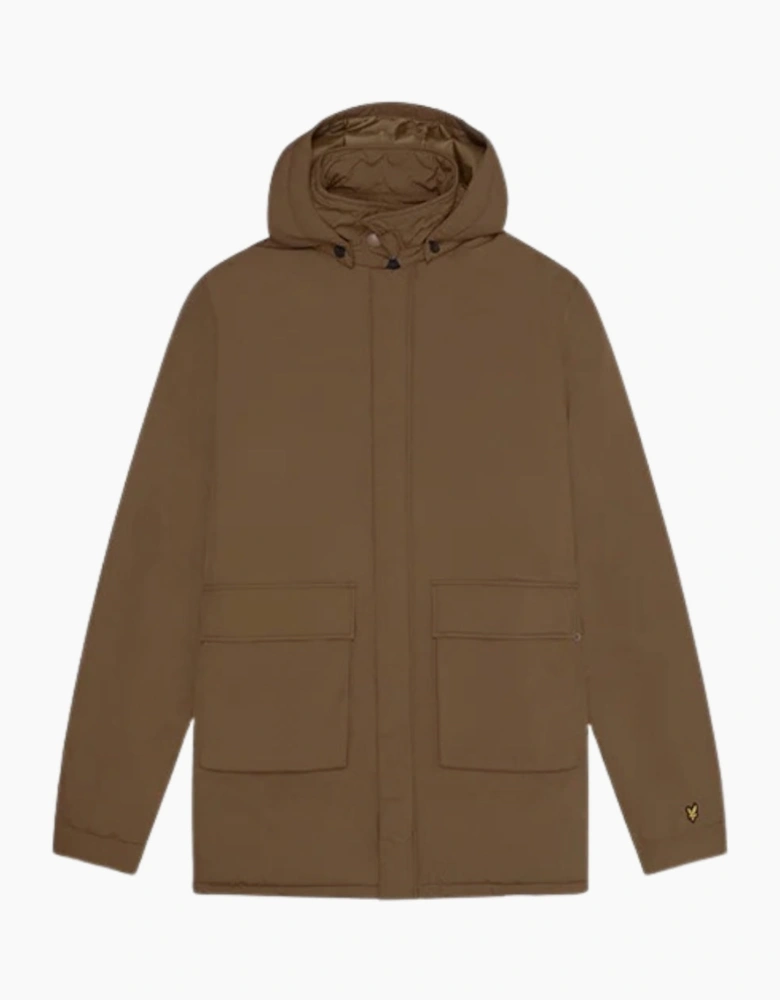 Lyle & Scott Brown WADDED PARKA