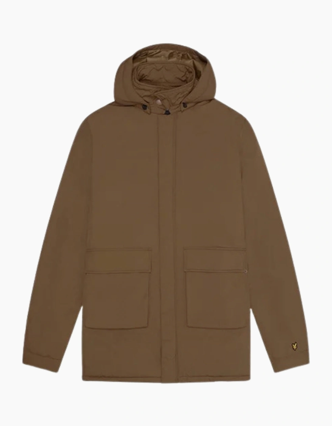 Lyle And Scott Men's Brown Lyle & Scott Wadded Parka  44/Regular Xxl