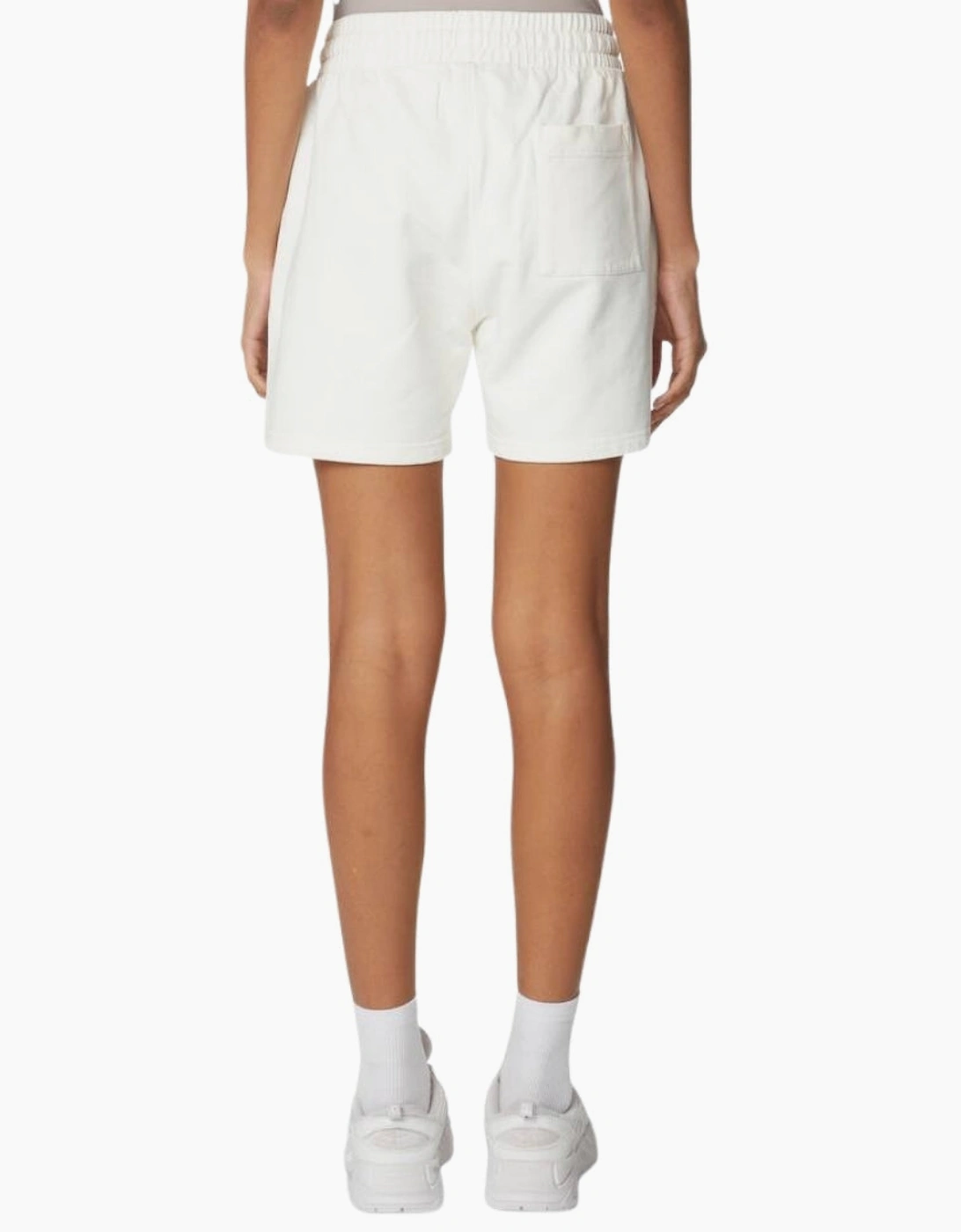 Embroidered Tennis Club Icon Off-White Shorts