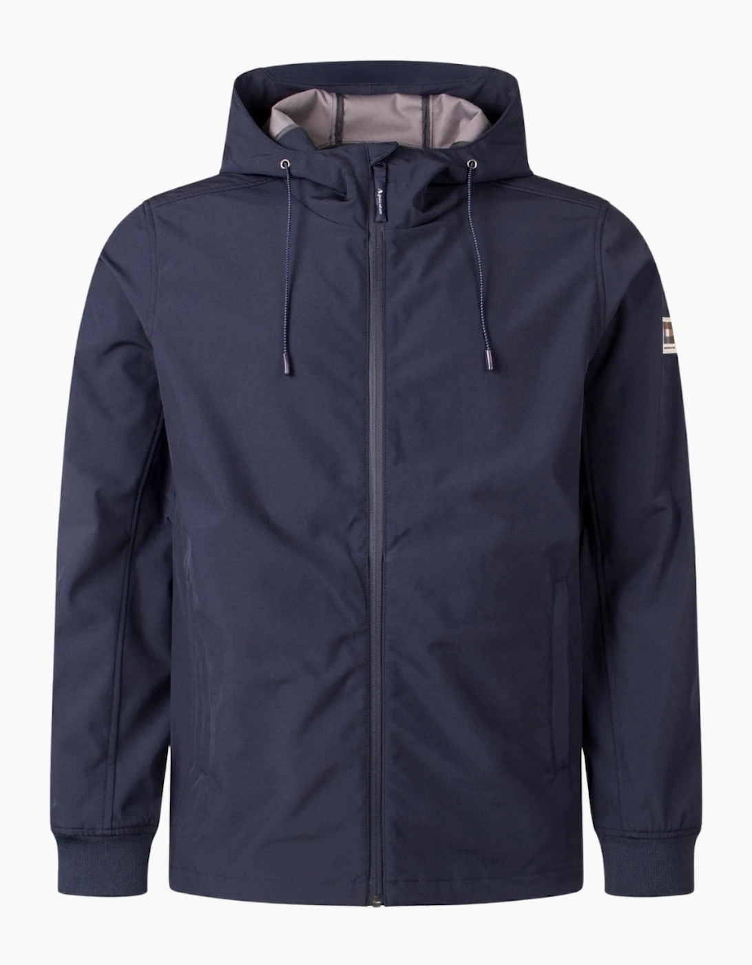 Active Navy Blue Shell Hybrid Hooded Jacket, 7 of 6