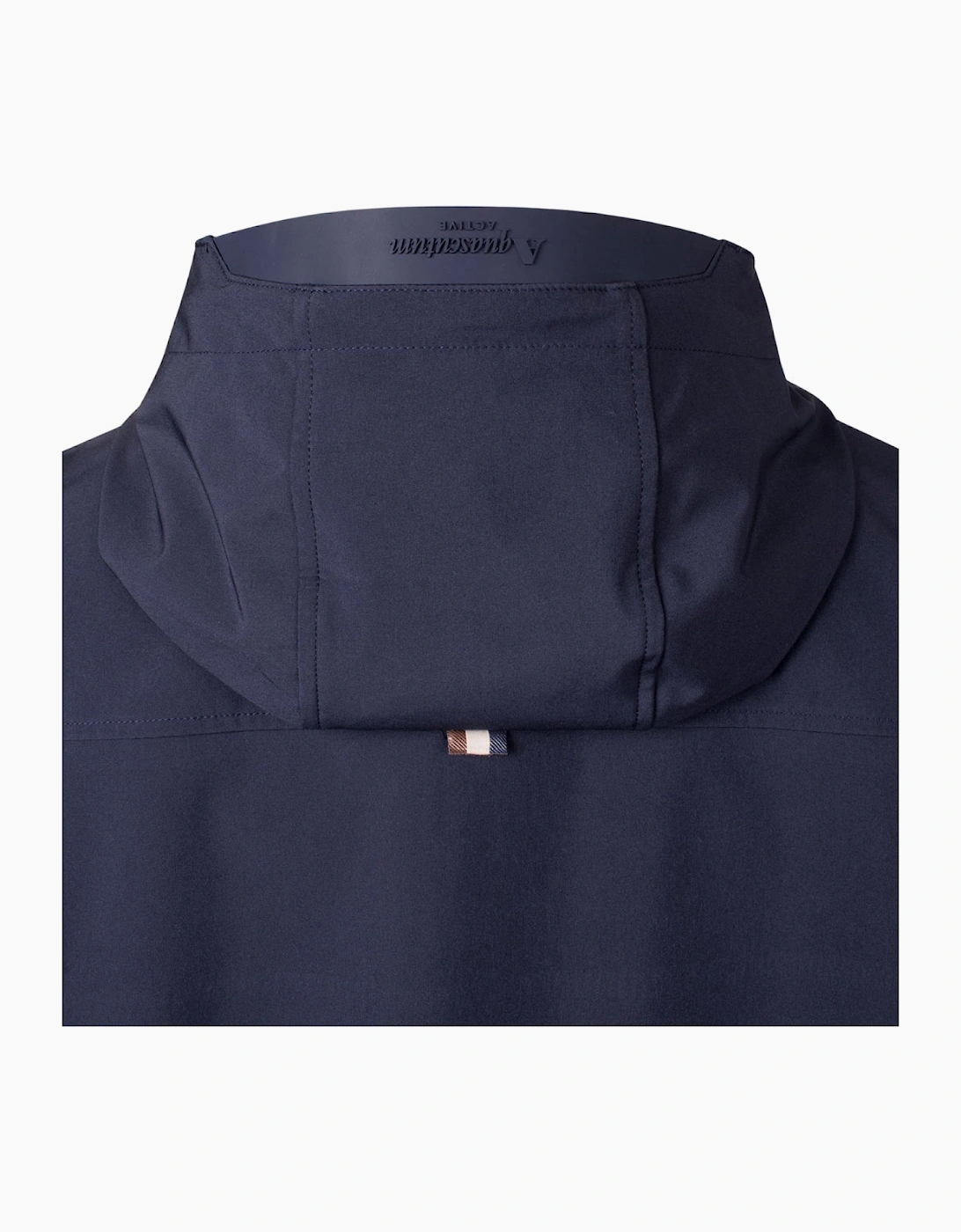 Active Navy Blue Shell Hybrid Hooded Jacket