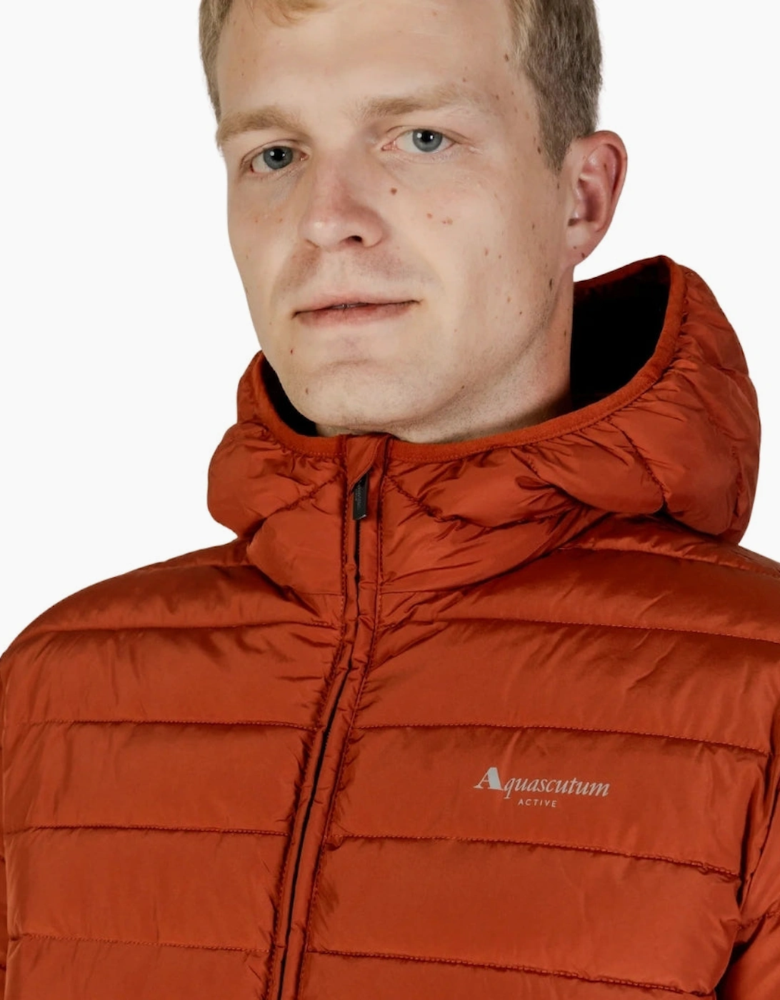 Active Rlg Active 100 Gr Winter Rust Orange Hooded Jacket
