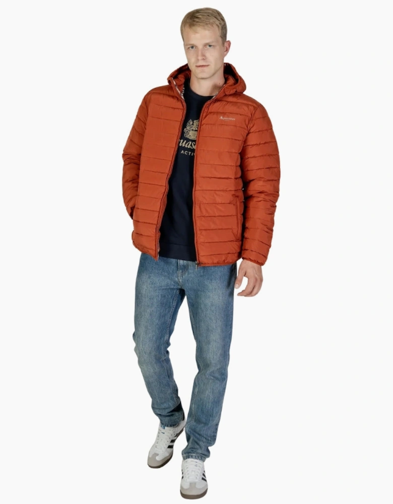 Active Rlg Active 100 Gr Winter Rust Orange Hooded Jacket