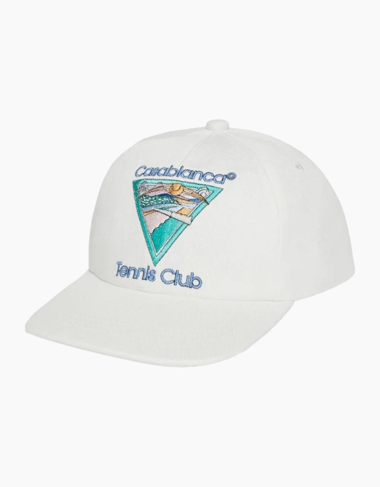 Embroidered Cap Tennis Club Icon Off-White Hat