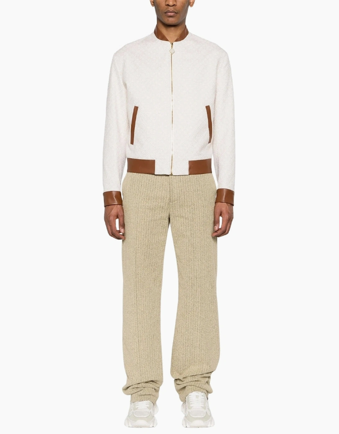 Jacquard Souvenir Monogram Beige Jacket