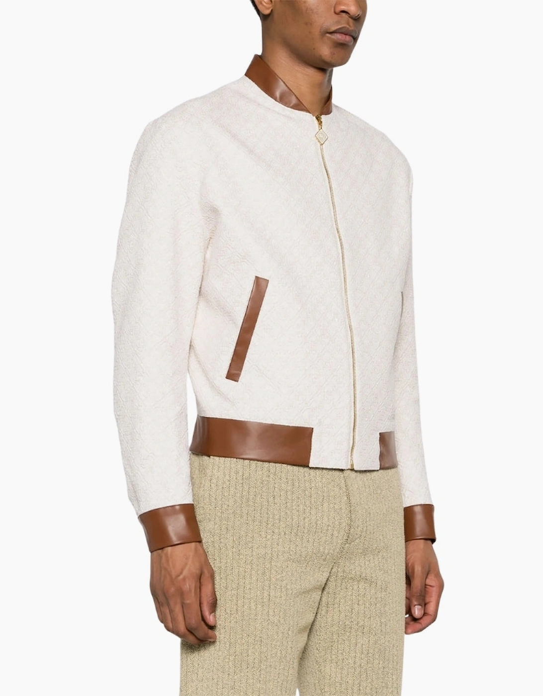 Jacquard Souvenir Monogram Beige Jacket