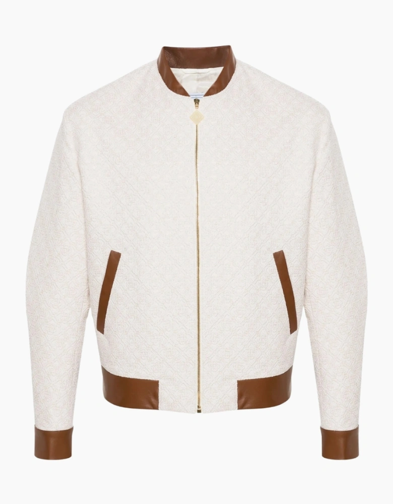 Jacquard Souvenir Monogram Beige Jacket