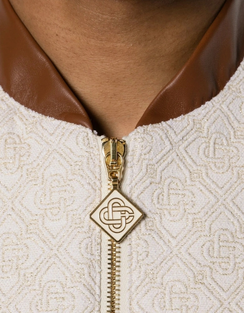 Jacquard Souvenir Monogram Beige Jacket