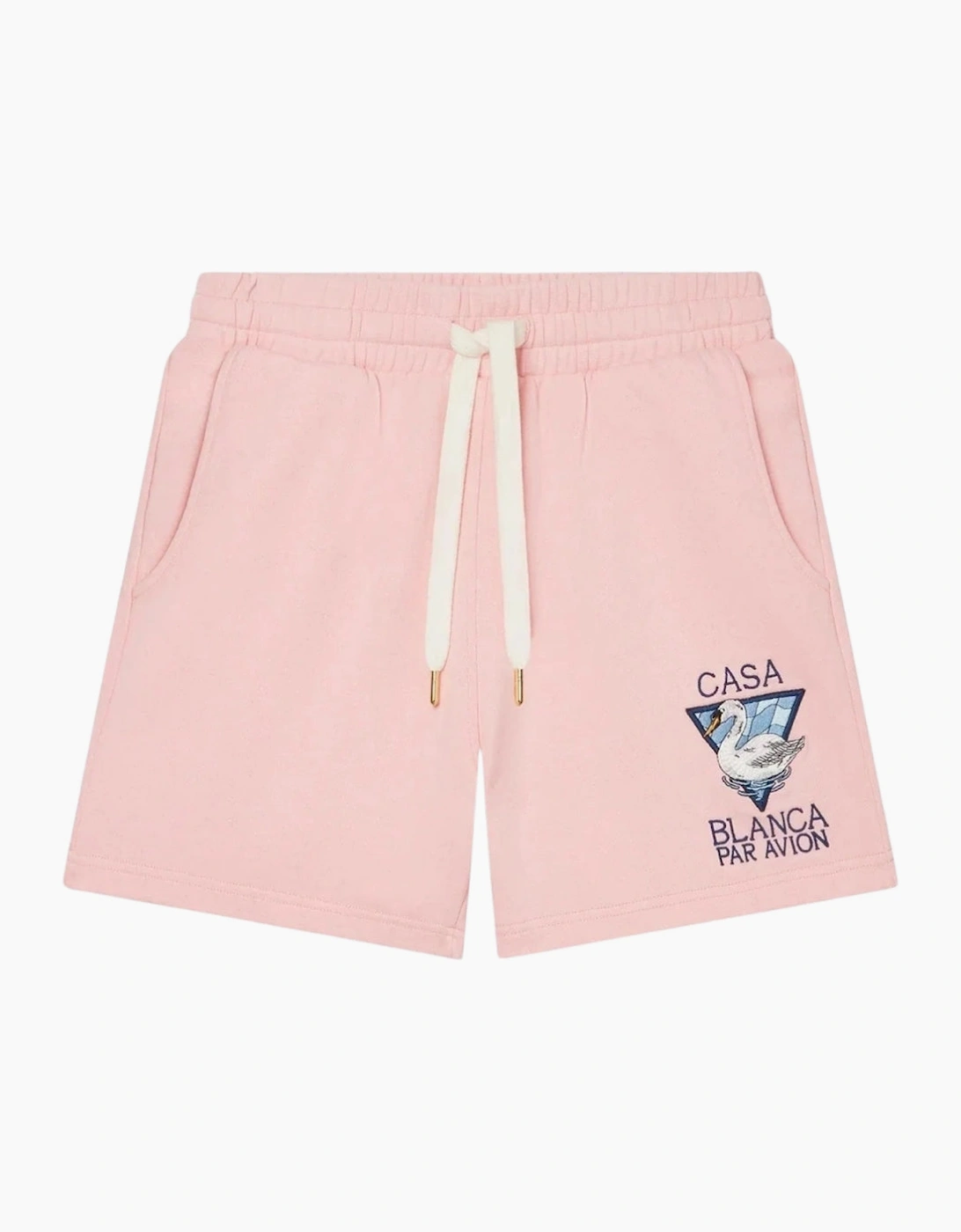 Embroidered Par Avion Pink Shorts, 5 of 4