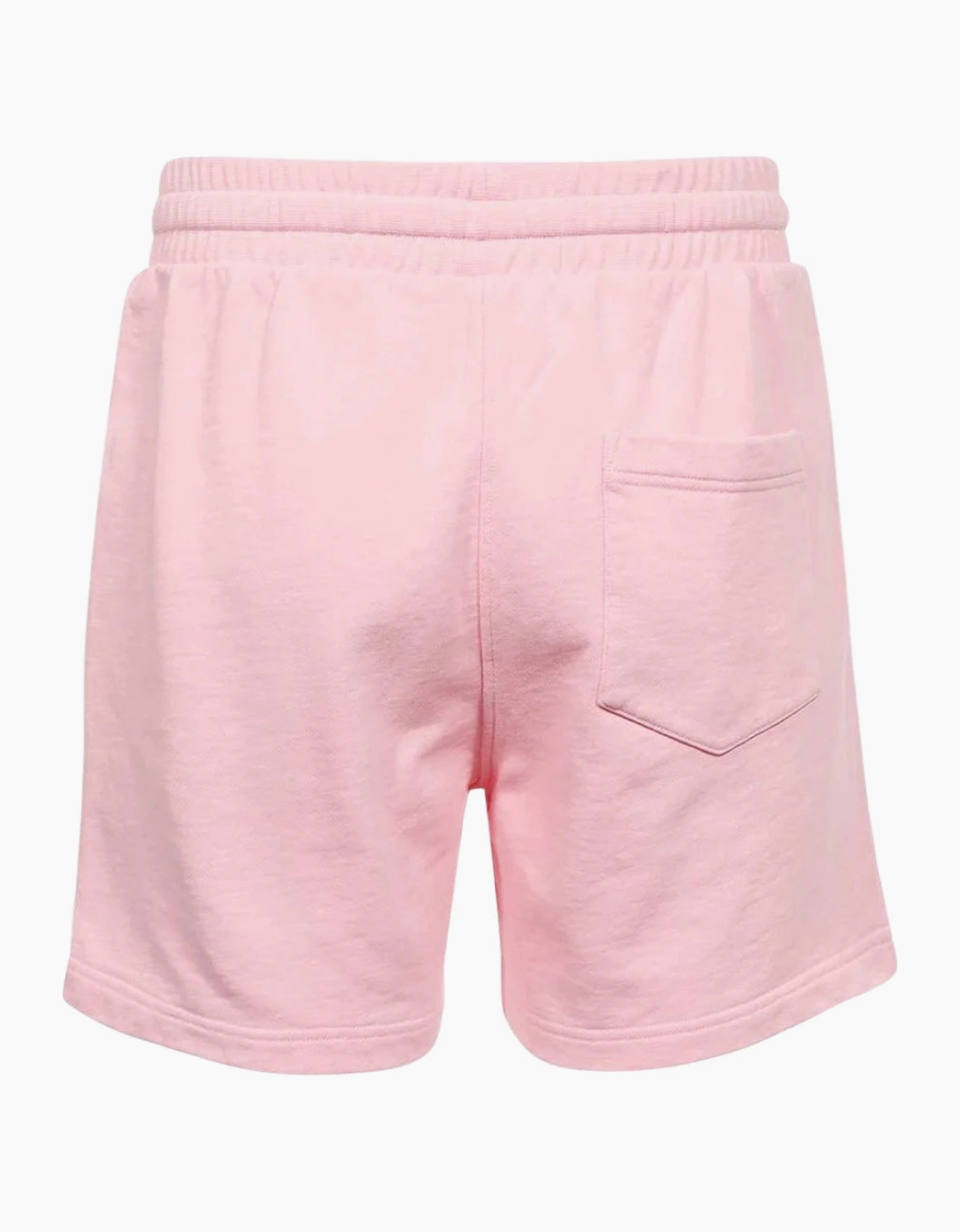 Embroidered Par Avion Pink Shorts