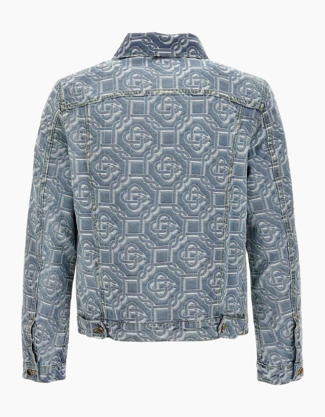 Classic Monogram Bleached Blue Denim Jacket