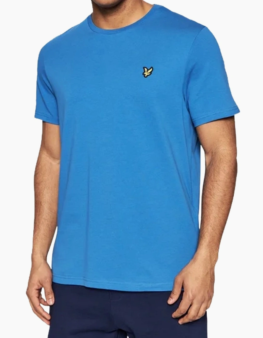 Lyle & Scott Plain Blue T-Shirt.