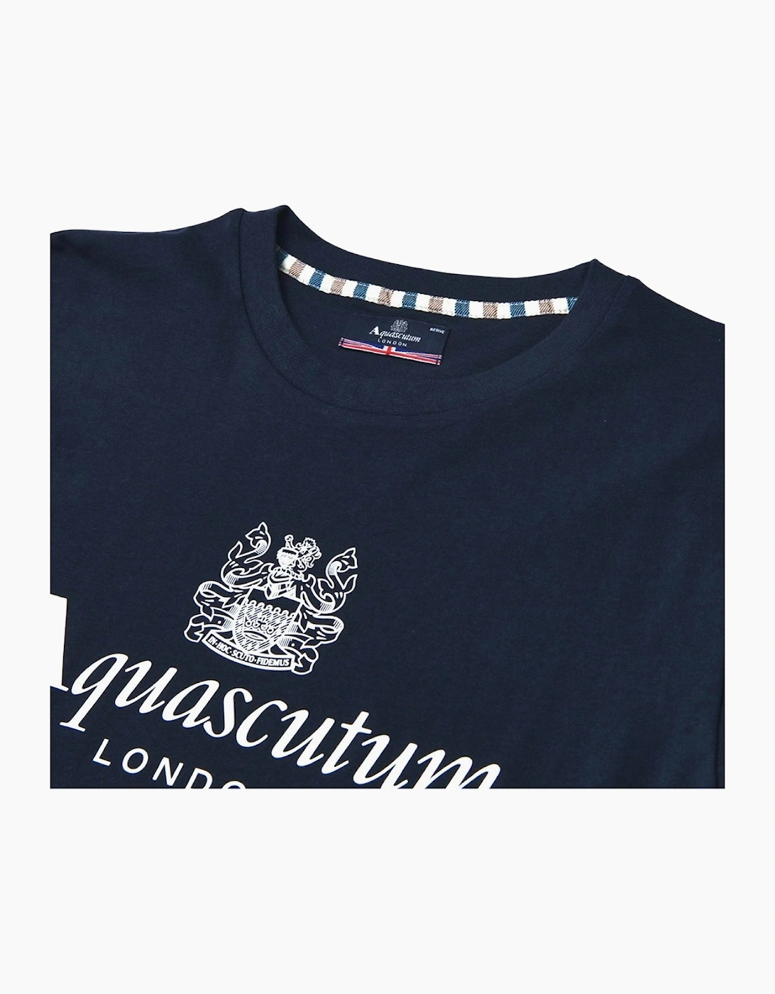 Active Beach Basic Big Logo Navy Blue T-Shirt