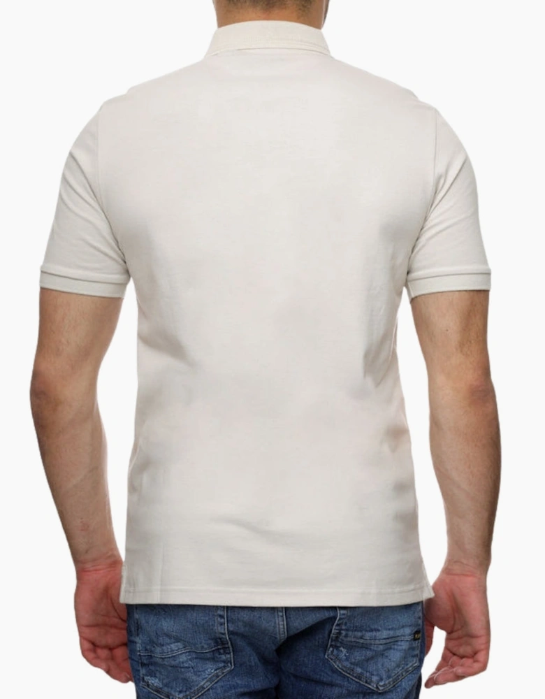 Lyle & Scott Beige Rally Tipped Polo Shirt