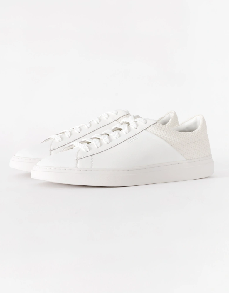 BOSS Orange Kieran Tenn Lwvpu Mens Trainers - White 100