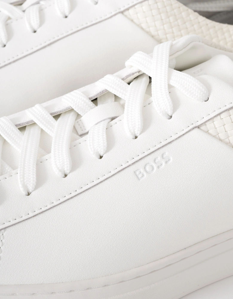 BOSS Orange Kieran Tenn Lwvpu Mens Trainers - White 100