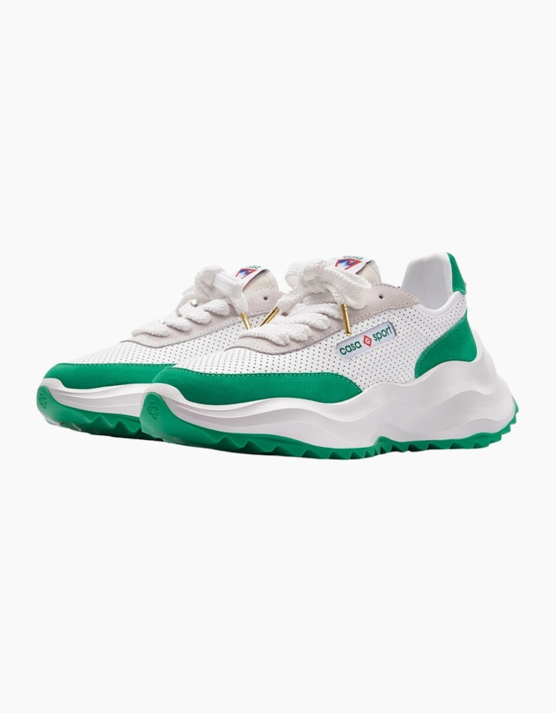 Atlantis Sneaker White Green Shoes