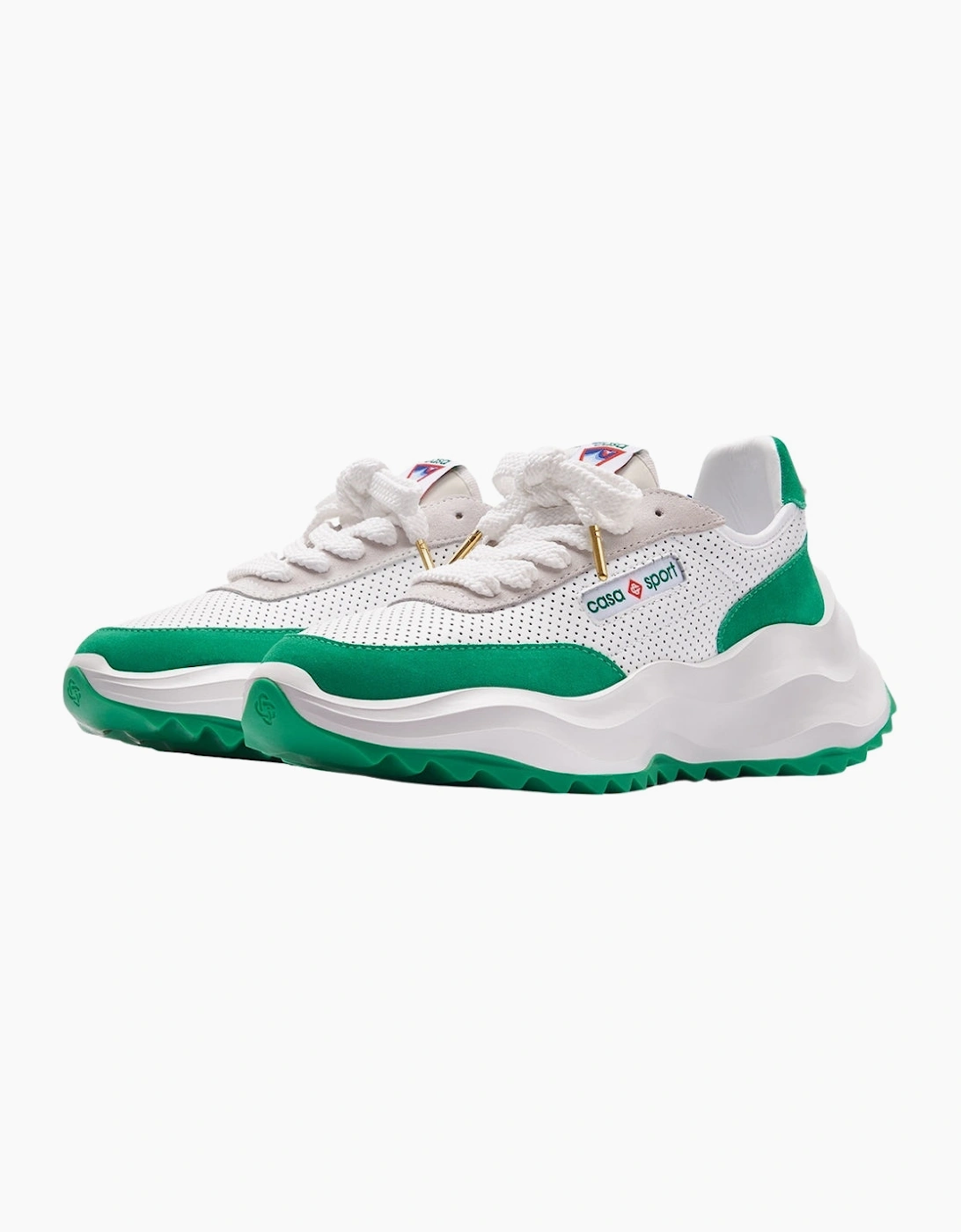 Atlantis Sneaker White Green Shoes