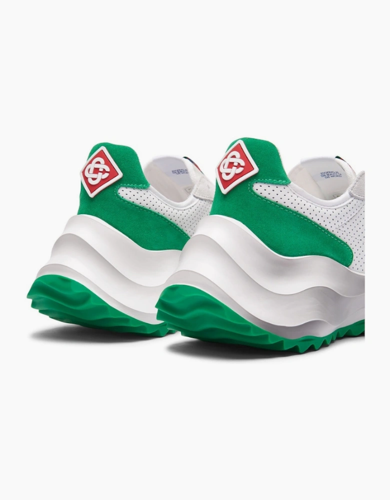 Atlantis Sneaker White Green Shoes