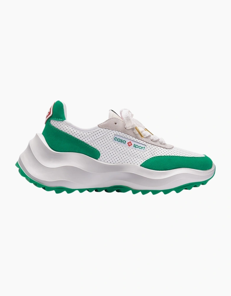 Atlantis Sneaker White Green Shoes