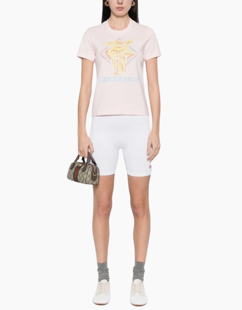 Diamond Column Pink T-Shirts