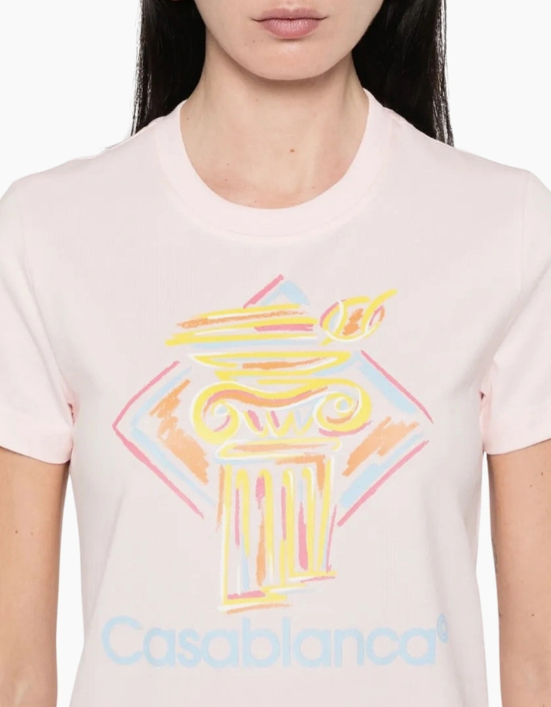 Diamond Column Pink T-Shirts