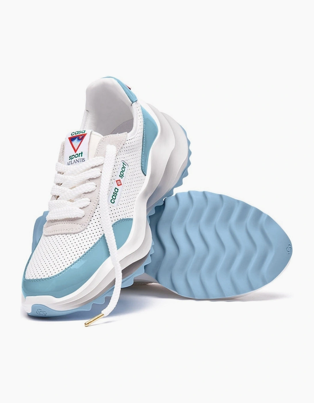 Atlantis Sneaker White Light Blue Shoes