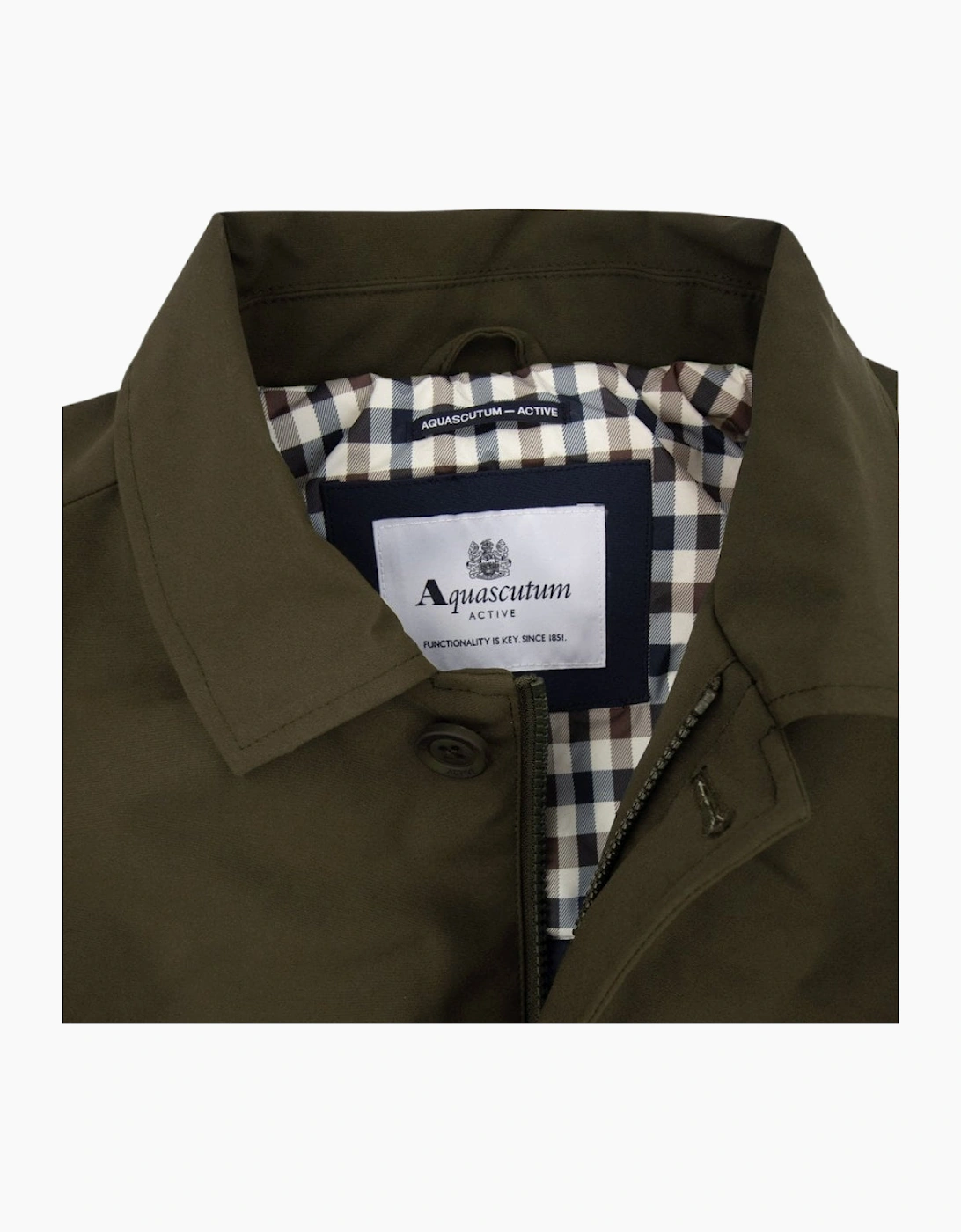 Active Shell Active Mid Trench Army Green Jacket