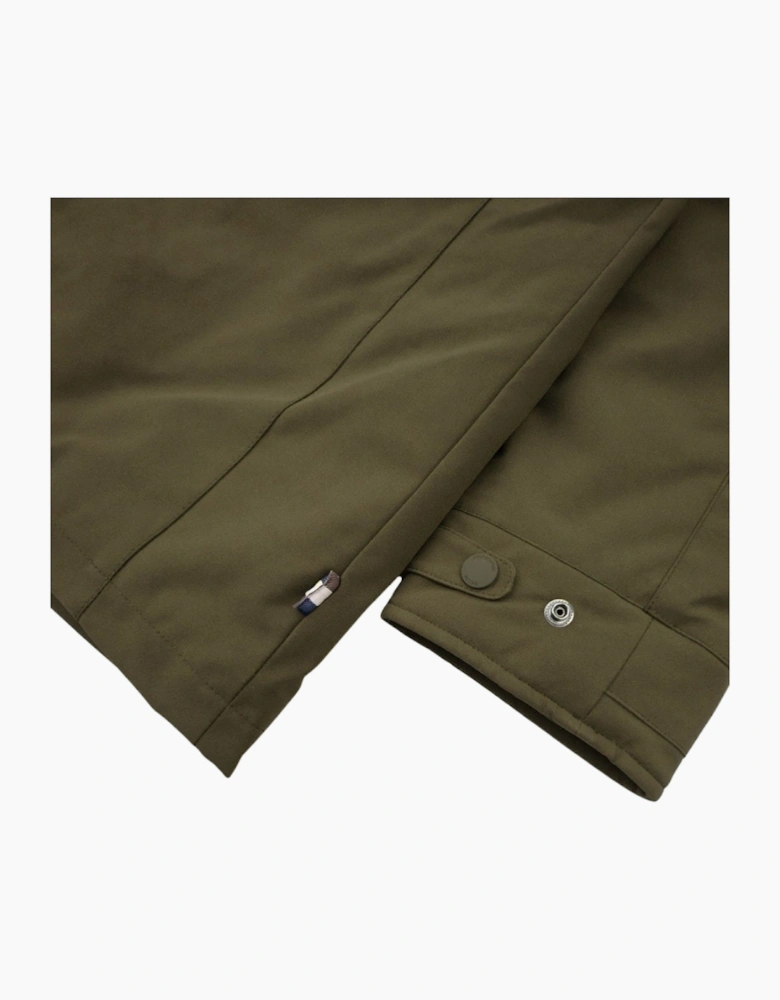 Active Shell Active Mid Trench Army Green Jacket