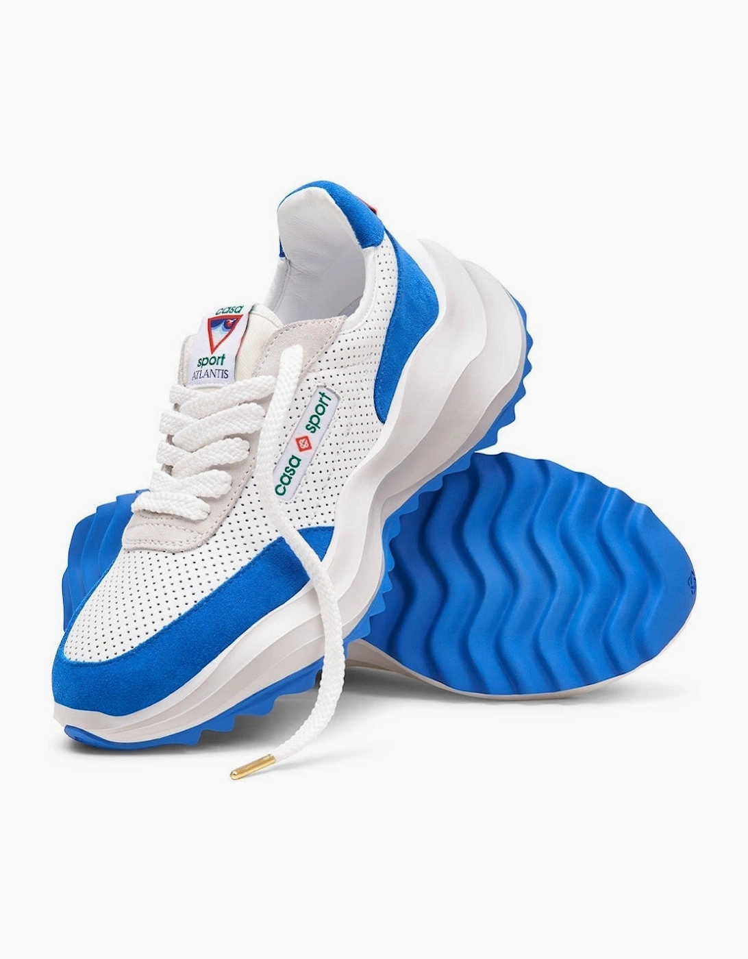 Atlantis Sneaker White Blue Shoes