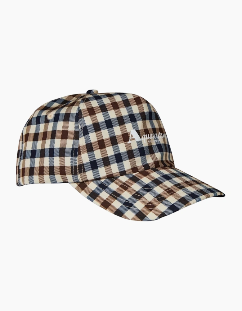 Active Cap Club Check Beige Cap
