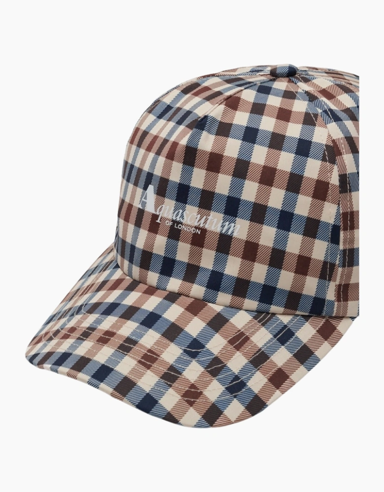 Active Cap Club Check Beige Cap