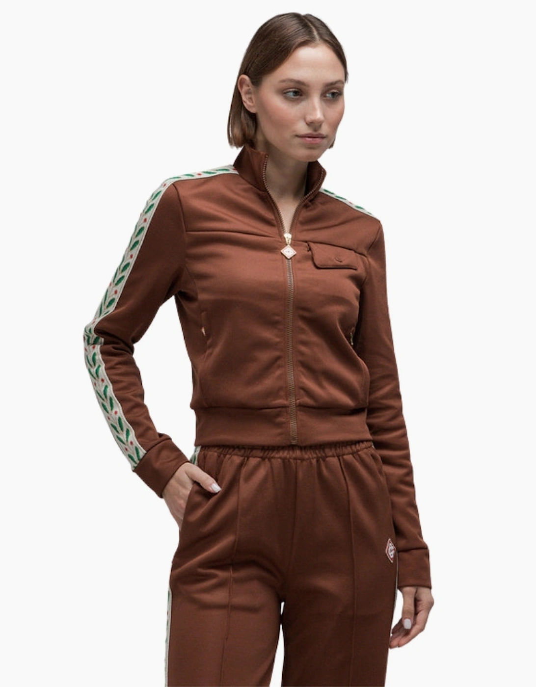 Laurel Track Top Brown Jackets
