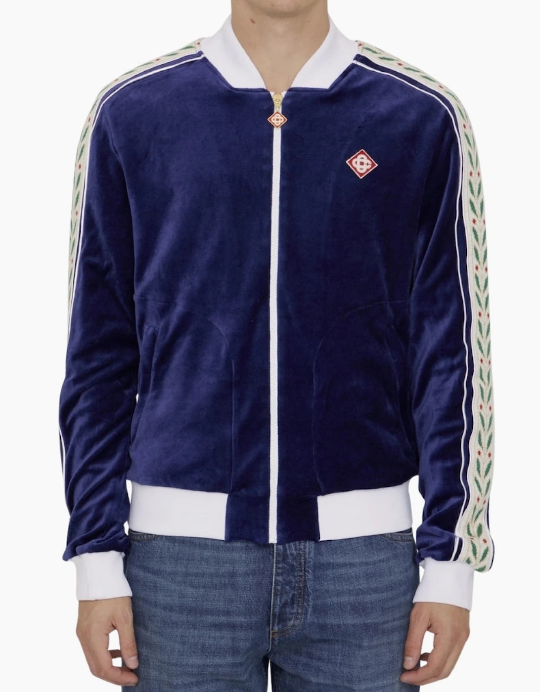 Laurel Track Top Navy Blue Jackets