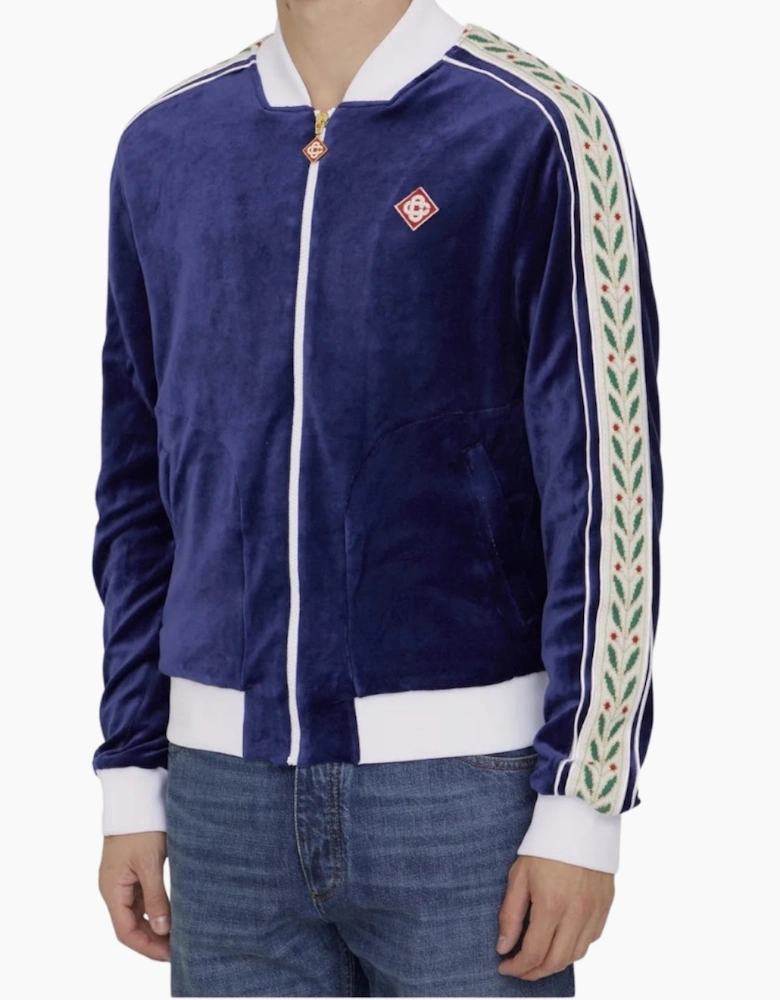 Laurel Track Top Navy Blue Jackets