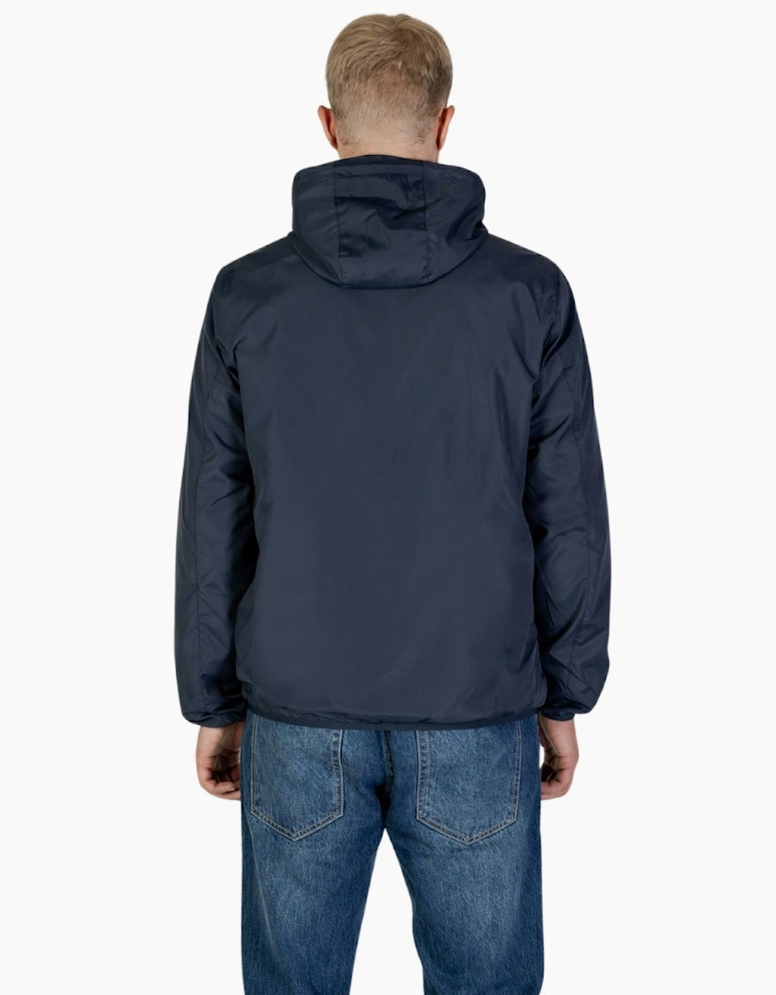 Active Sailor Check Reversible Navy Blue Jacket