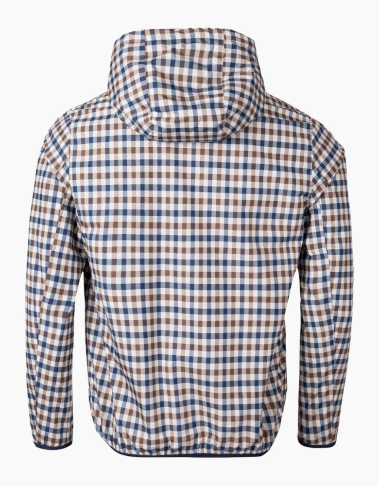 Active Sailor Check Reversible Navy Blue Jacket