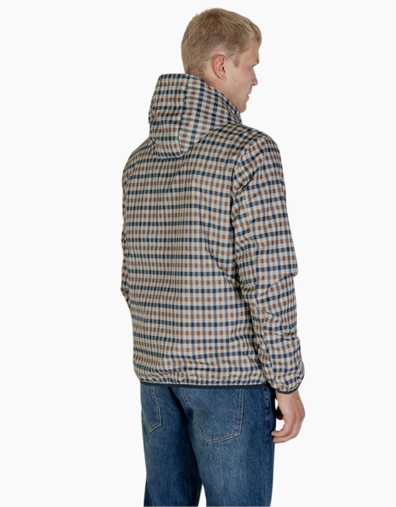 Active Sailor Check Reversible Navy Blue Jacket